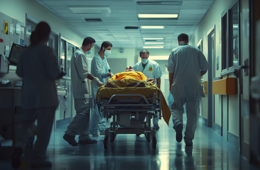 Communication Failures During Medical Handoffs 1 Medical team transporting a patient