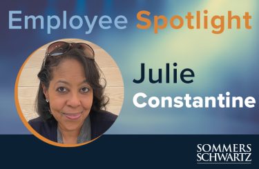Julie Constantine Employee Spotlight Graphic