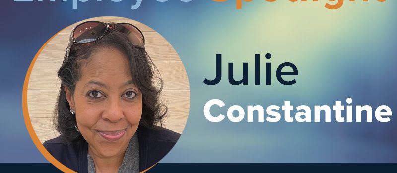 Julie Constantine Employee Spotlight Graphic