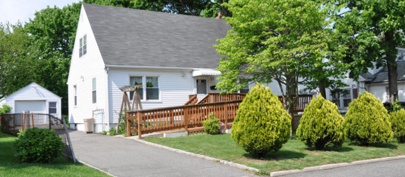 Wheelchair ramp at home image