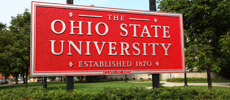 Ohio State University sign