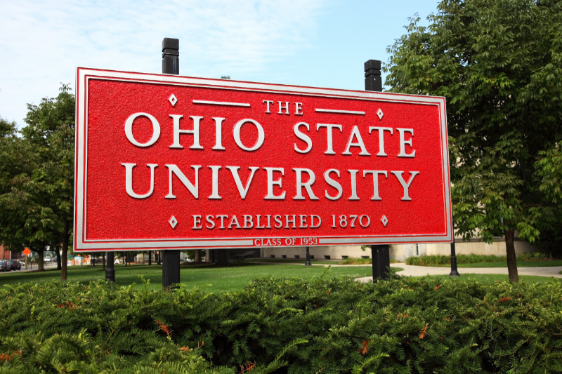 Ohio State University sign