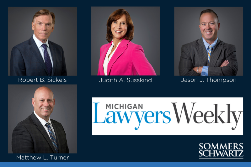Sommers Schwartz Michigan Lawyers Weekly Legal 250 2026