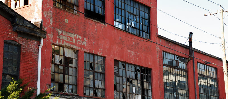 Abandoned factory photograph
