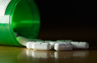 Prescription medicine bottle opioids