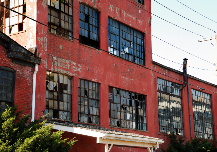 Abandoned factory photograph
