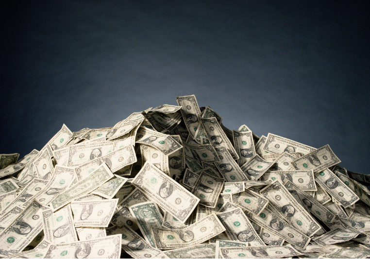 Michigan Tip Pooling Pile of Cash