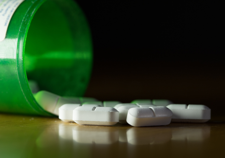 Prescription medicine bottle opioids