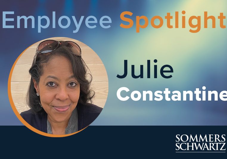 Julie Constantine Employee Spotlight Graphic