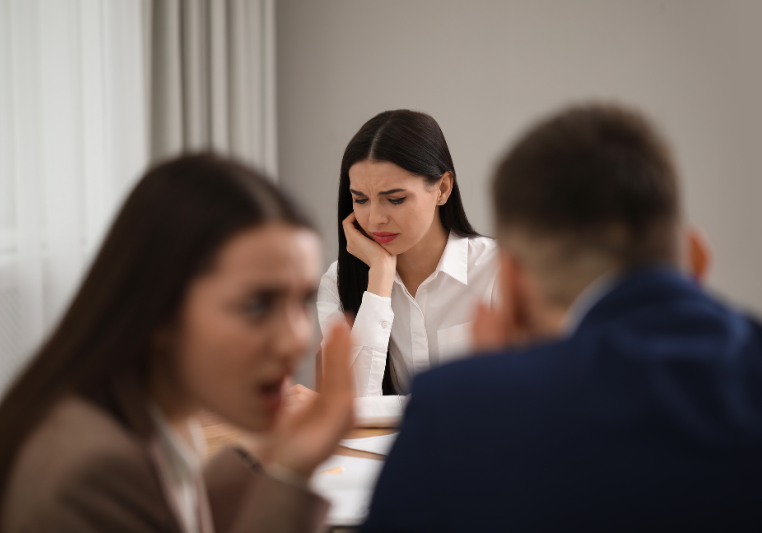 Employee being bullied in the workplace.